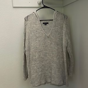 American Eagle Outfitters Jegging Fit Knit Wool Blend Hooded Sweater